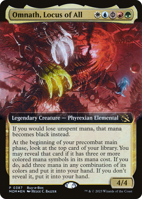 Omnath, Locus of All (BABP-387) - March of the Machine: (Extended Art) Foil
