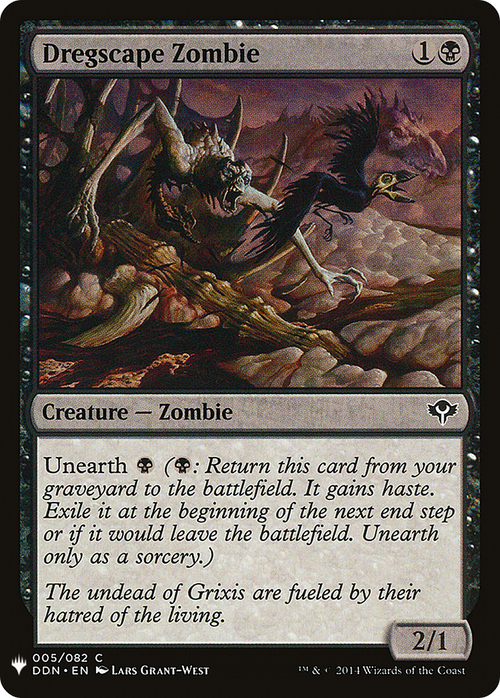 Dregscape Zombie (LIST-DDN-5) - The List