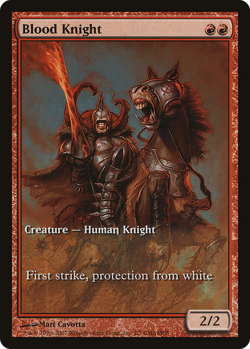Blood Knight (CHAMPS-007) - Champs and States