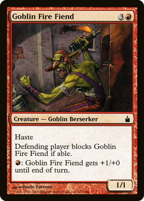 Goblin Fire Fiend (RAV-127) - Ravnica: City of Guilds