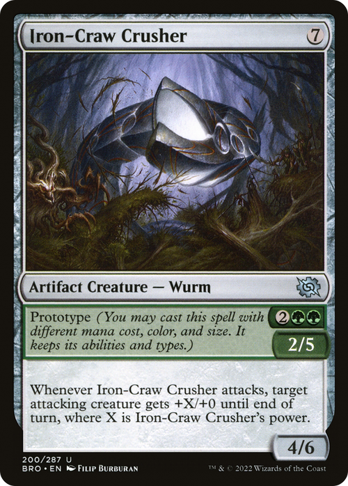 Iron-Craw Crusher (BRO-200) - The Brothers' War Foil