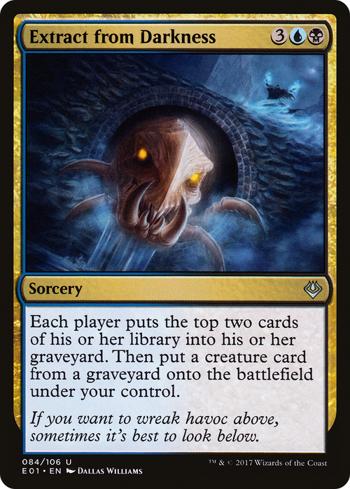 Extract from Darkness (AC2-084) - Archenemy: Nicol Bolas