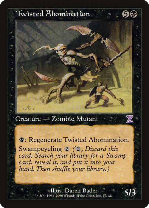 Twisted Abomination (TSB-050) - Time Spiral Timeshifted Foil