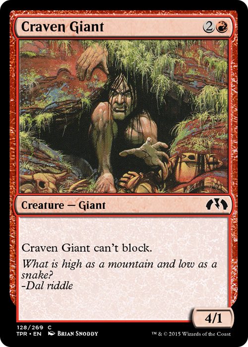 Craven Giant (TPR-128) - Tempest Remastered Foil