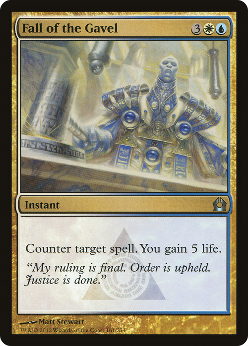 Fall of the Gavel (RTR-161) - Return to Ravnica