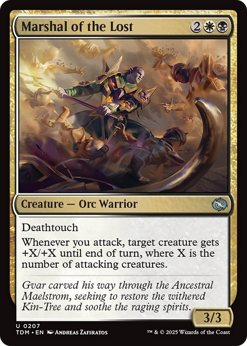 Marshal of the Lost (TDM-207) - Tarkir: Dragonstorm Foil
