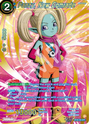 Panzy, New Comrade (SPR) (BT28-039) - Prismatic Clash Foil