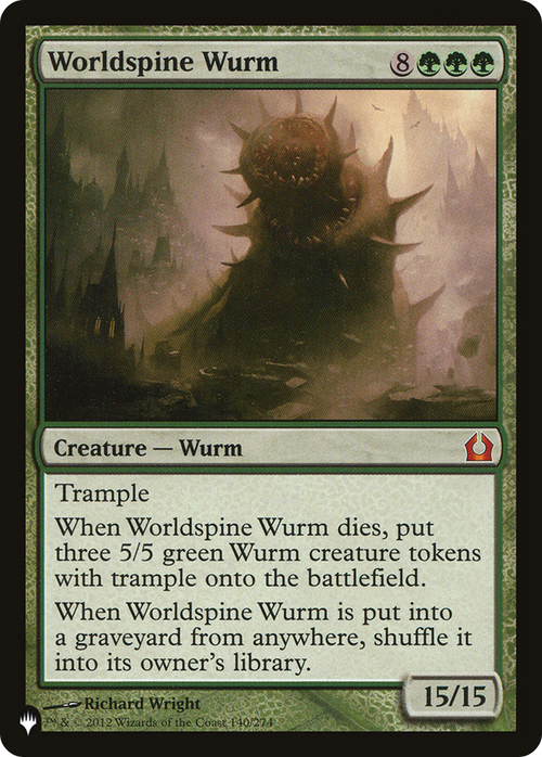 Worldspine Wurm (LIST-140/274) - The List