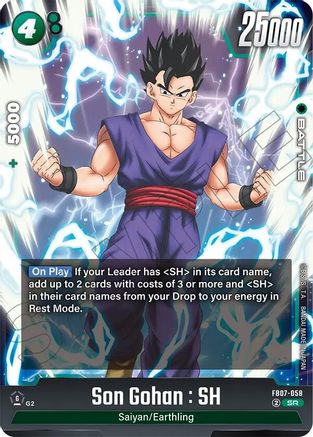 Son Gohan : SH - FB07-058 (FB07-058) - Wish For Shenron Holofoil