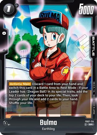 Bulma - FB07-114 (FB07-114) - Wish For Shenron Holofoil