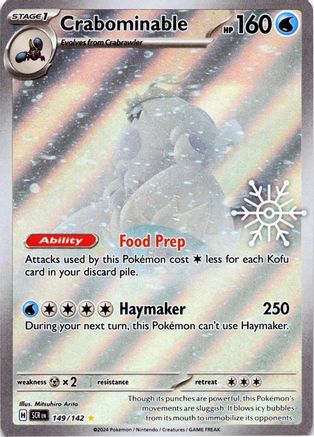 Crabominable (Holiday Calendar) 149/142  - Holofoil Miscellaneous Cards & Products - Illustration Rare