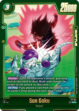 Son Goku - FP-027 (Alternate Art) (FP-027) - Fusion World Promotion Cards and Packs Holofoil