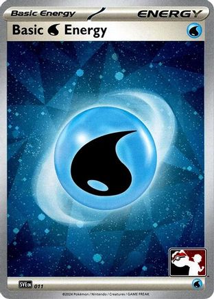 Basic Water Energy (Cosmos Holo) 011  - Holofoil Prize Pack Series Cards - Common