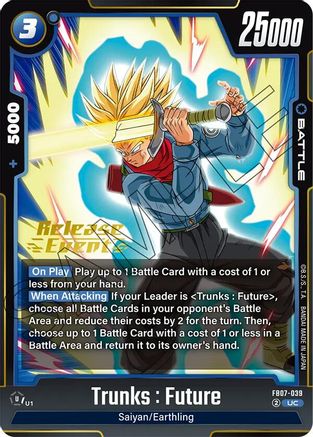 Trunks : Future (FB07-039) - Wish For Shenron Release Event Cards