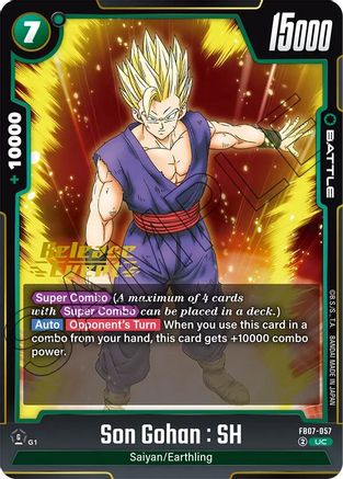 Son Gohan : SH - FB07-057 (FB07-057) - Wish For Shenron Release Event Cards
