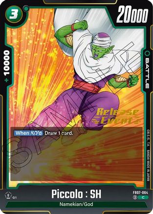 Piccolo : SH - FB07-064 (FB07-064) - Wish For Shenron Release Event Cards