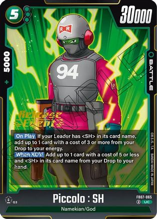 Piccolo : SH - FB07-065 (FB07-065) - Wish For Shenron Release Event Cards