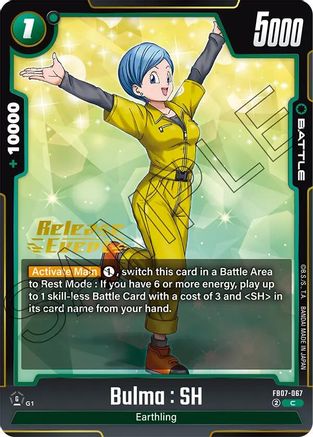 Bulma : SH (FB07-067) - Wish For Shenron Release Event Cards