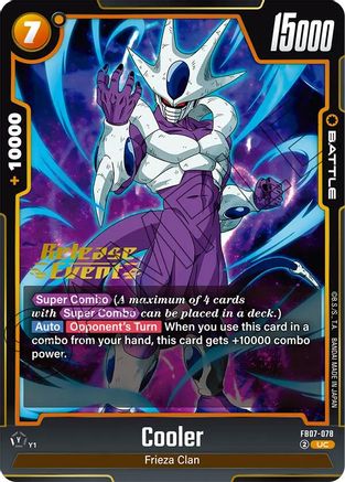 Cooler - FB07-078 (FB07-078) - Wish For Shenron Release Event Cards