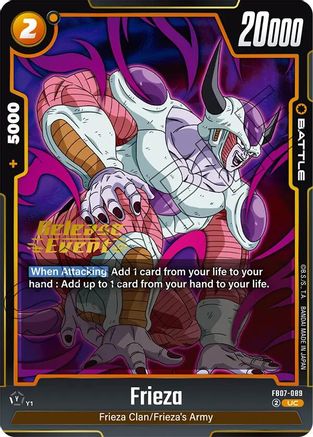 Frieza - FB07-089 (FB07-089) - Wish For Shenron Release Event Cards