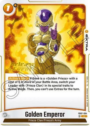 Golden Emperor (FB07-094) - Wish For Shenron Release Event Cards