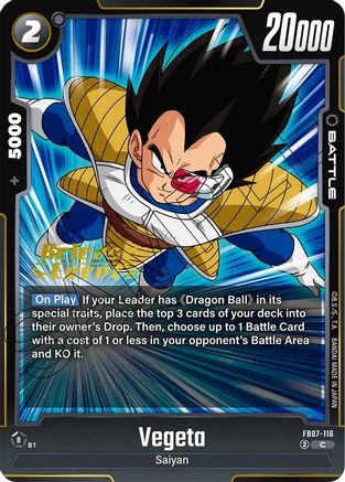 Vegeta (FB07-116) - Wish For Shenron Release Event Cards