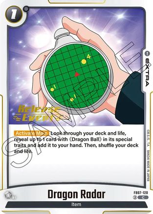 Dragon Radar (FB07-120) - Wish For Shenron Release Event Cards