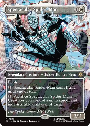 Spectacular Spider-Man (0237) (Borderless) (Textured Foil) (SPM-237) - Marvel's Spider-Man Foil