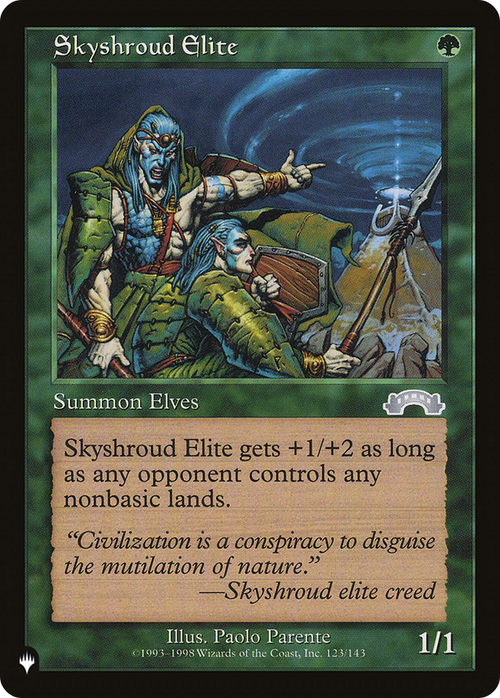 Skyshroud Elite (LIST-EXO-123) - The List