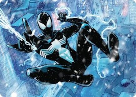 Spectacular Spider-Man (Black) Art Card (AASPM-052) - Art Series: Marvel's Spider-Man