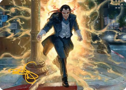 Morlun, Devourer of Spiders Art Card (Gold-Stamped Signature) (AASPM-009) - Art Series: Marvel's Spider-Man