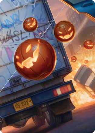 Pumpkin Bombs Art Card (AASPM-) - Art Series: Marvel's Spider-Man