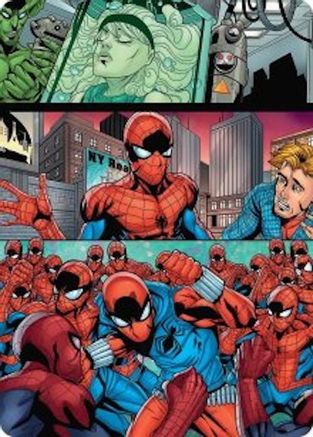The Clone Saga Art Card (AASPM-042) - Art Series: Marvel's Spider-Man