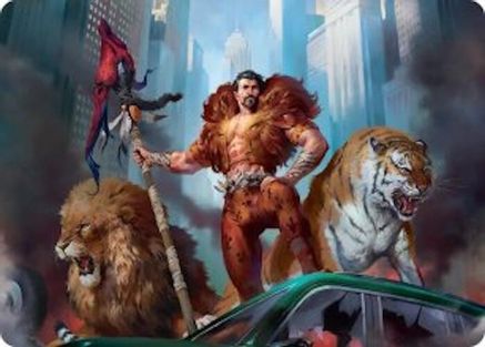 Kraven, Proud Predator Art Card (AASPM-028) - Art Series: Marvel's Spider-Man
