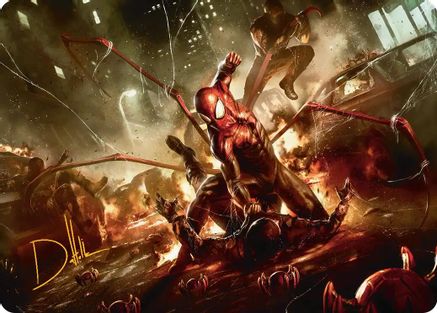 Superior Spider-Man Art Card (Gold-Stamped Signature) (AASPM-032) - Art Series: Marvel's Spider-Man