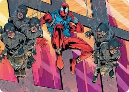 Scarlet Spider, Ben Reilly Art Card (AASPM-038) - Art Series: Marvel's Spider-Man