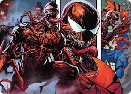 Carnage, Crimson Chaos Art Card (AASPM-047) - Art Series: Marvel's Spider-Man