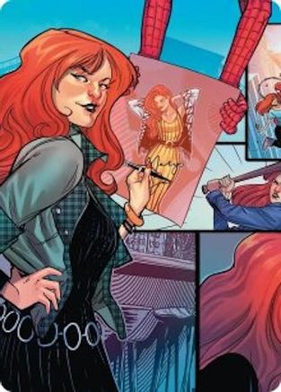 Mary Jane Watson Art Card (AASPM-050) - Art Series: Marvel's Spider-Man