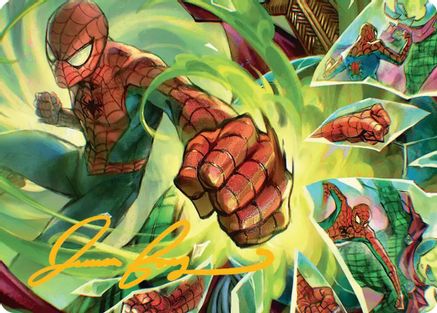 Kapow! Art Card (Gold-Stamped Signature) (AASPM-017) - Art Series: Marvel's Spider-Man