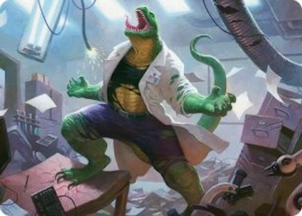 Lizard, Connors's Curse Art Card (AASPM-018) - Art Series: Marvel's Spider-Man