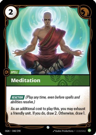 Meditation (048/298) - Origins Foil