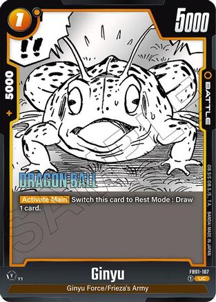 Ginyu - FB01-107 (FB01-107) - Manga Booster 02 Holofoil