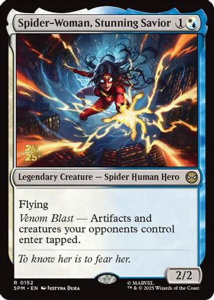 Spider-Woman, Stunning Savior (PRE-152) - Prerelease Cards Foil