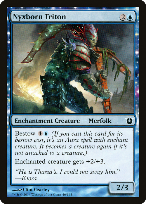 Nyxborn Triton (BNG-046) - Born of the Gods: (enchantment) Foil