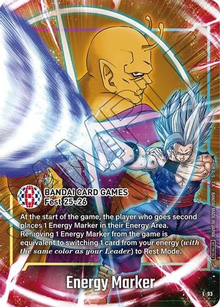 Energy Marker (E-93) (E-93) - Fusion World Promotion Cards and Packs