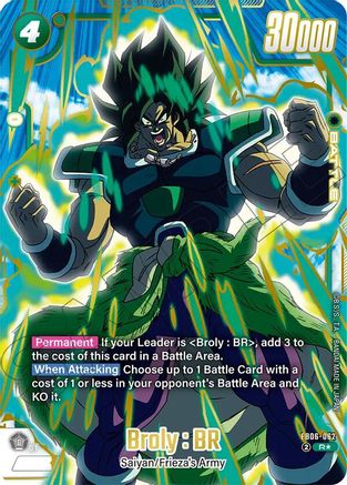 Broly : BR - FB06-062 (Gold) (FB06-062) - Fusion World Promotion Cards and Packs Holofoil