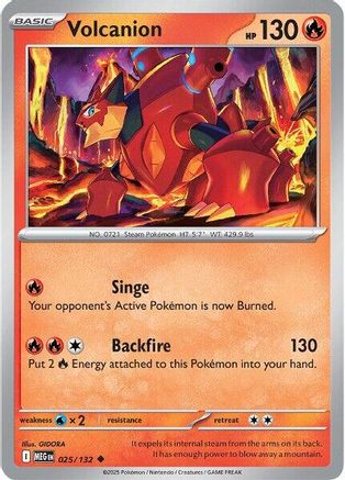 Volcanion 025  ME01 Mega Evolution - Uncommon