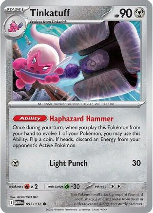 Tinkatuff 097  ME01 Mega Evolution - Common