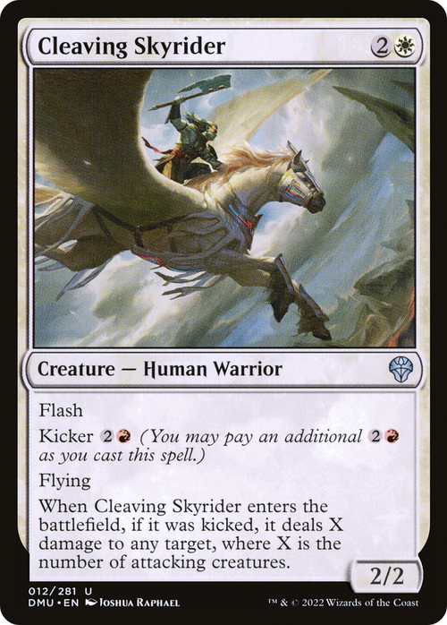 Cleaving Skyrider (DMU-012) - Dominaria United Foil