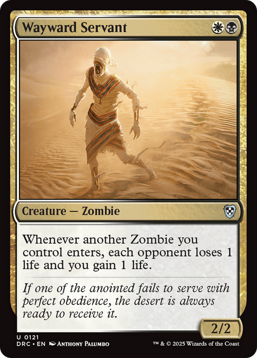 Wayward Servant (DRC-121) - Commander: Aetherdrift
